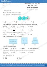 Đề kiểm tra giữa học kì 1 Toán 5 Kết nối tri thức - Đề số 5